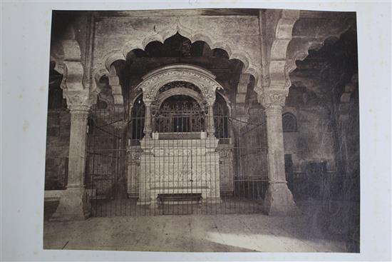 A World Tour photograph album, 17 x 12.5in.